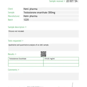 Hemi Pharma Testosterone Enanthate 300